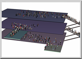 Egress Model of a shopping Mall